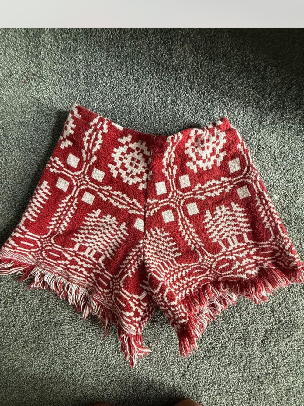 Tapestry Fringe Shorts